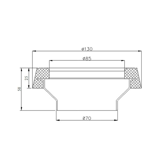 JOMOO rubber mud flange anti-odor seal toilet seal 97099-00-1
