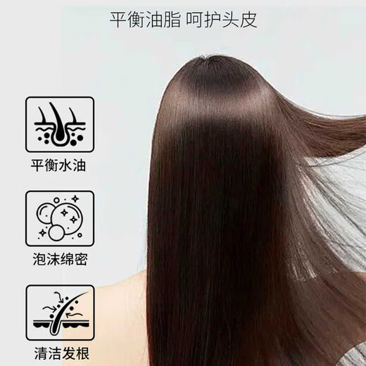Longliqi Shampoo refrescante champú de champú de aceite controlado para hombres y mujeres Fluffy y refrescante Doble libro refrescante 200 ml [refrescante con aceite controlado]]