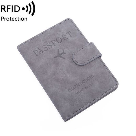 Neue beliebte 2025 Neue Passbag Anti-Diebstahl-Pinsel Ultra-dünner multifunktionaler ID-Ordner RFID Reisepassbeutel rot