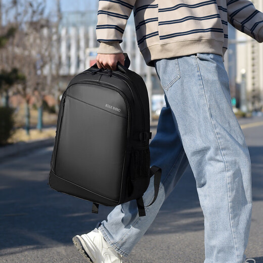 Business Sackepack Men Sac à dos Femmes de voyage Bag Casual Business Trip Commuter Collège Étudiant pour ordinateur portable Men de sac à école noire