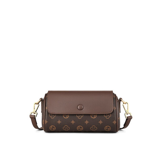 
Enlike International Luxury Brand 2025 New Armpit Small Square Bag Casual High-end Single-Shoulder Cylinder Bag Crossbody Bag Coffee