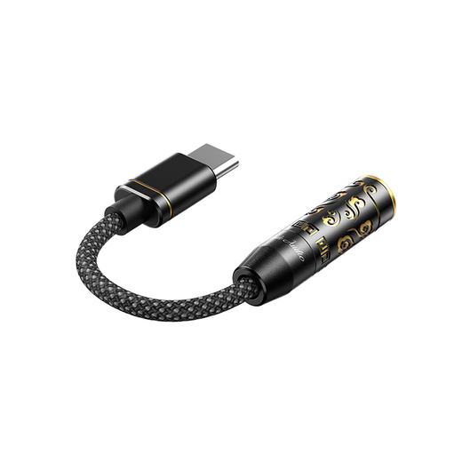 FiiO JIEZI decoder and headphone power amplifier JIEZI black gold (4.4B)