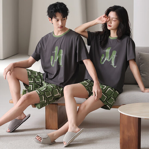 HUALIN FASHION Modal pajamas summer thin short-sleeved home two-piece set 6630 170 Women's M