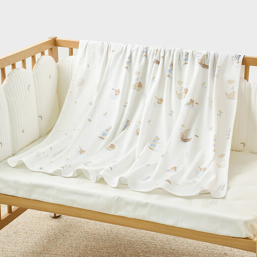 Tongtai (TONGTAI) baby swaddle pure cotton baby swaddle newborn blanket cover newborn anti-scare wrap blanket bear 85x85cm