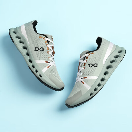 
ON NO men's shoes breathable casual shoes, cow sports jogging shoes, men's super light cushioning running shoes, gray black 9922 44