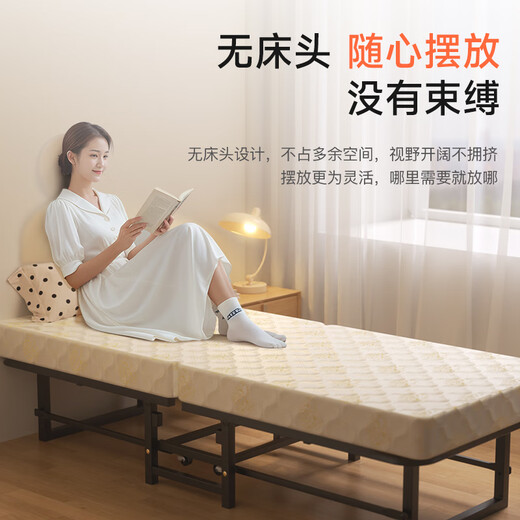 稳纳折叠床单人办公室午休床家用简易月嫂加厚海绵床酒店午睡陪护神器