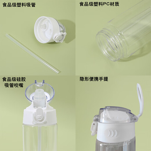 KYODOjojo的奇妙冒险水杯JOJO的奇妙冒险周边男生动漫二次元夏季塑料吸 FF3524JOJO 吸管塑料杯580ml