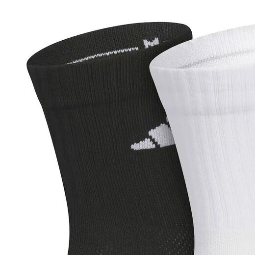 adidas adidas socks Männersocken Frauen Socken Baumwollsocken 2025 neue Sportsocken bequem atmungsaktive lässige Socken Running Wear-Resistant Midrohr Socken Schwarz und Weiß und Grau/JC9272/Drei Paare M (39-4 Größen)