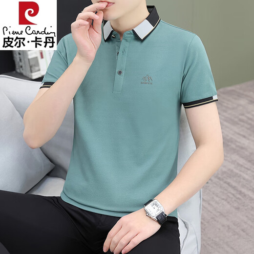 皮尔卡丹（pierre cardin）2025夏季Polo衫男士翻领短袖t恤冰感透气休闲百搭上衣潮流体恤衫 白色Q733翻.领短袖 M