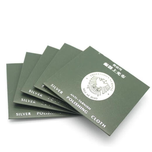 Jewelry special silver polishing cloth sterling silver jewelry cleaning and maintenance polishing cloth silver oxidation blackening brightening silver polishing rod silver polishing cloth 20 pieces