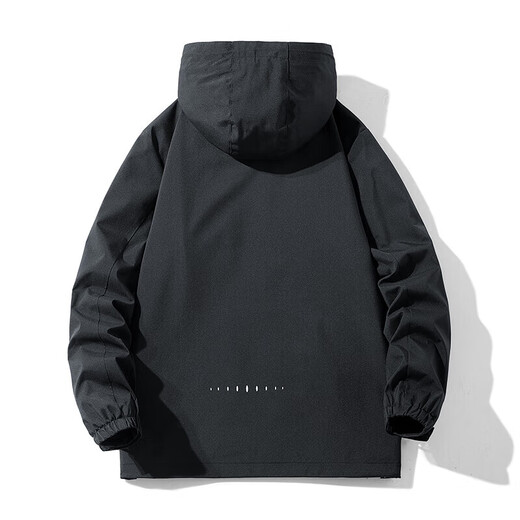 森马（Semir）春秋防风外套三合一风衣防水防雨户外登山黑色大码骑行服 6628深蓝色 常规 5XL 5xl
