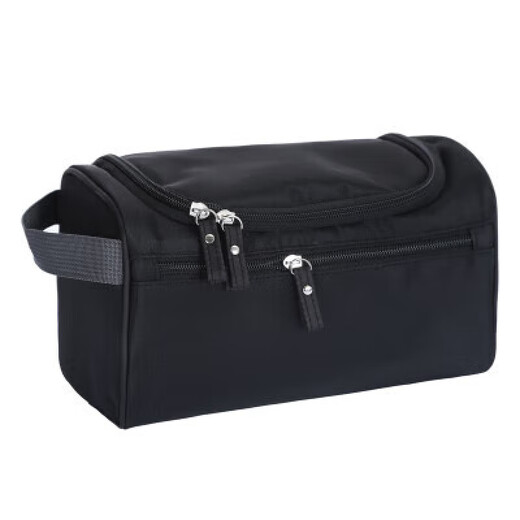 Outdoor business trip men's portable travel waterproof large capacity toiletry bag set cosmetic bag storage bag bath bag black