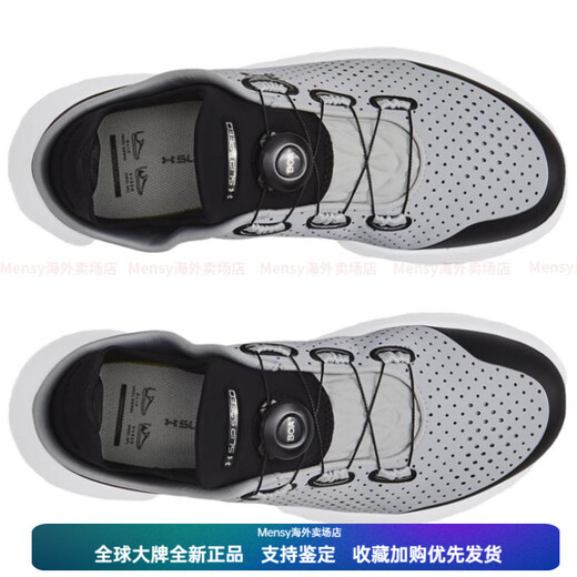 Under Armor SlipSpeed ​​comfortable shock-absorbing and wear-resistant low-cut training shoes for men and women black and gray New Year's gift black and gray 42