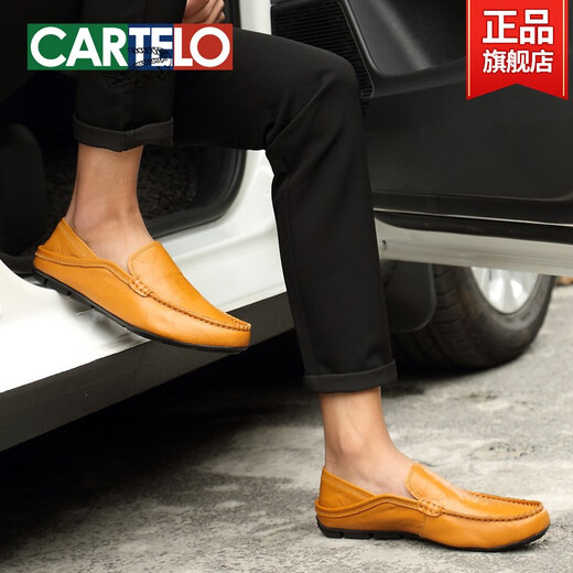 
Katile crocodile men's shoes breathable casual leather shoes for men's genuine leather soft sole business driving beanie shoes for men black 16782 41 standard leather shoe size