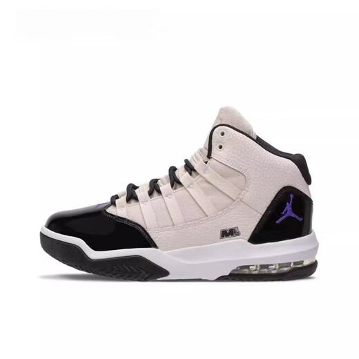 耐克（NIKE）球鞋定制 Jordan Max Aura 1 童趣聚会 中帮复古篮球鞋 黑粉 AQ9214-121Team62-粉泡康扣 35.5