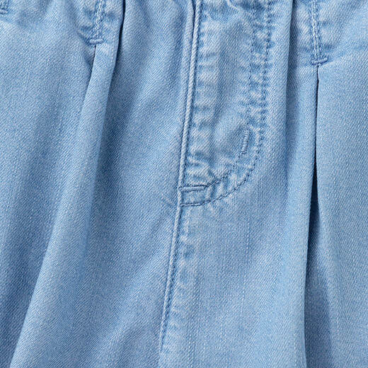 Balabala Children's's's Shorts pour enfants Girls Jeans 2025 Été Nouvelle jupe A-line et arche