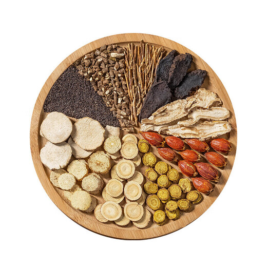 Peking Tongrentang Longdan Xiegan Decoction Chinesische medizinische Materialien Gärtische Gardenia Scutellaria Chuanmu Tongze Alisma Cheqianzi Dekockung 686G (98GX7 -Paare) Erlebnispaket
