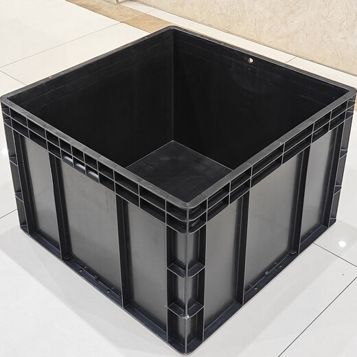 Shantoulin Village EU6636EU6630 Caja de facturación de plástico Logistics Box de almacenamiento Automóvil Black Automobile Estándar Estándar Negro Diámetro externo Negro 600*600*360