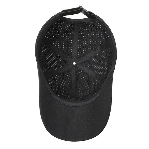 Baseball cap, breathable sun protection, quick-drying, outdoor fishing sunshade mesh, summer universal, black 56