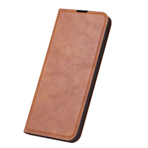 Anti-oil-stained buckle leather case for iPhone series mobile phone case Built-in card bag Flip-on mobile phone case for men's business new full-inclusive anti-fall protection case Retro brown [built-in card bag Flip-on leather case] iPhone 16 Pro Max