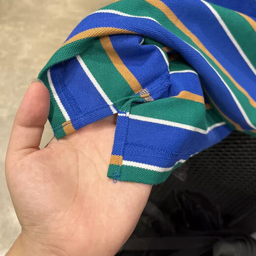 耐克（NIKE）短袖男装季新款户外健身运动服POLO衫条纹百搭翻领休闲T恤 FN3897-480 M