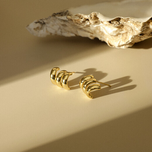 Arsis free matching three-ring small earrings original design earrings and earrings for girls as birthday gifts for girlfriends