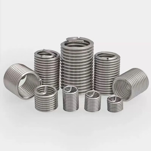 First order of steel wire screw sleeve, 304 stainless steel sleeve, thread repair protective sleeve, threaded turnbuckle, M2*0.4-1D, 1000 pieces