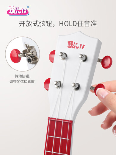 Meidaextrema Guitar Guitar Polyuculele Small Guitar Guitar Toy Mini puede tocar instrumentos de cuerda para principiantes Cadenas de ensueño - Ukulele (madera oscura)