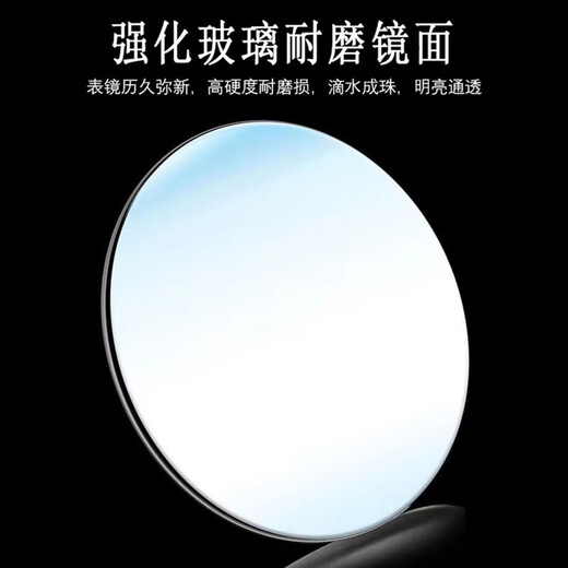誉尚荣（YUSHANGRONG）航海系列男士手表航海家2023年新款男士手表水日历潮流轻奢腕表 9898壳白面皮带无计时