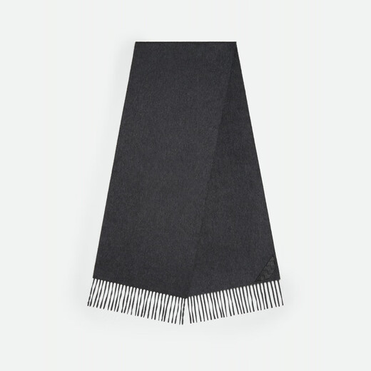 Bottega Veneta BV gift cashmere scarf for boyfriend, charcoal black mixed color, one size fits all