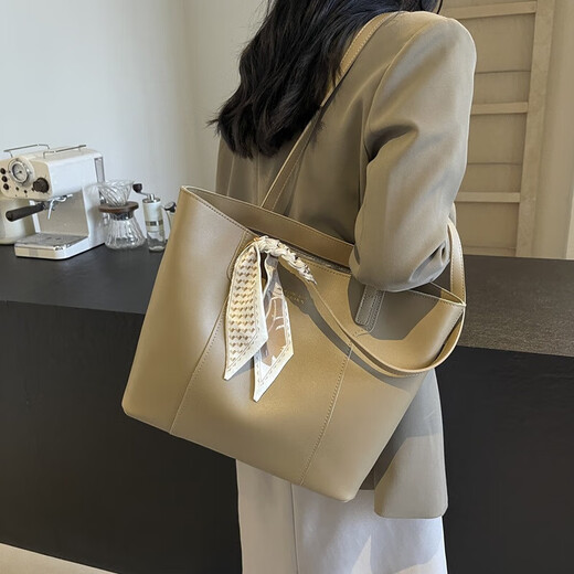 气质复古大包包女2025新款潮小众设计单肩包大容量通勤托包洋6629 黑色