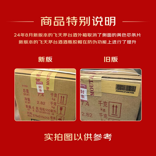 Moutai 2024 Feitian Maotai-flavor liquor 53% 500ml*6 full box [Famous Liquor Appraisal]