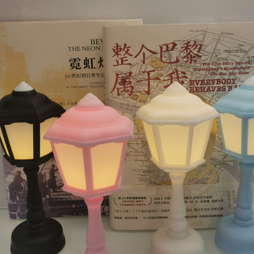 Photo Ambience Light Mini Street Light Simulation LED Electronic Night Light Pendant Festival Outdoor Scene Atmosphere Decorative Light Diamond Color Table Lamp Random Color Pack