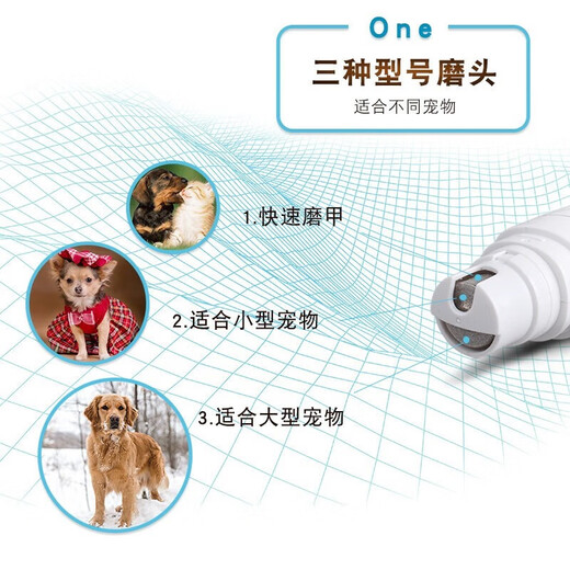 Laiwang Brothers Pet Nail Grinder for Cats and Dogs Teddy Nail Clipper Nail Clipper Safe Nail Cutting and Grinding Integrated Toe Trimmer Rechargeable Diamond Nail Grinder PC-550