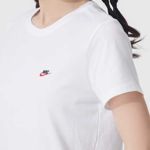 耐克（NIKE）女装运动套装25夏新款舒适透气简约短袖T恤宽松五分裤短裤两件套 休闲T恤+宽松五分裤 M