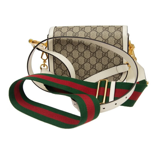 Gucci (Gucci) [618] Series Series GG Sagce Sag для подруги подарки седло сумка 658574 Huhhg 9759 Белый