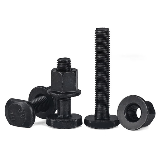 Jinggong (JINGGONG) T-type screw high-strength screw pressure plate bolt set nut M8M10M12M14M16M18M20M2236 M20*150 half thread (1 set) 10.9 level