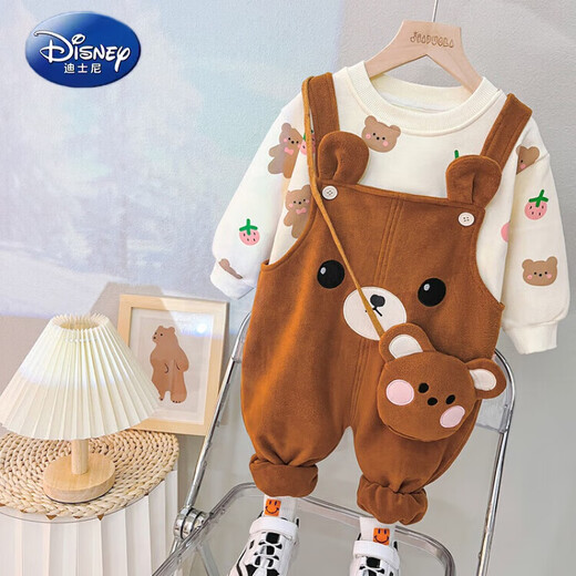 Sauthoue de Disney pour filles Spring Wear 2025 Nouveau style Vêtements d'enfants modestes pour enfants à la mode