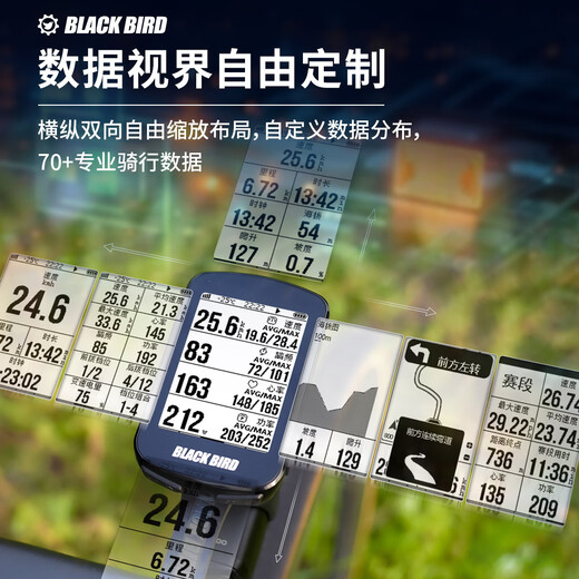 
Blackbird fifth generation BB35 bicycle code table mountain road bike intelligent cycling speed stage climbing navigation code table [New product] BB35 code table