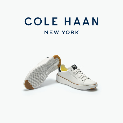 
colehaan/Gehan Men's Casual Shoes New White Shoes Cowhide Leather High and Low Top Casual Sports Shoes C34226 White-C34226 40