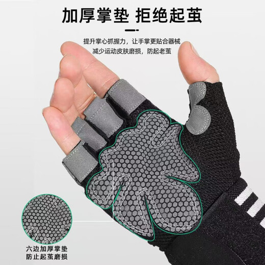 Su Secretario Menigrable la protección contra la muñeca de protección de la muñeca de su secretaria Galmáneo de pesas para mujeres Guantes de fitness al aire libre para mujeres Guantes de fitness JS-12157 Muñeco de muñeca de caracol M
