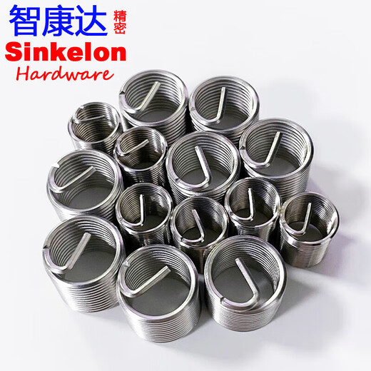 G1/8G1/4 pipe thread authentic 304 stainless steel wire screw socket thread protective sleeve 1D-2.5D Ren Watermelon Red non-standard custom-made