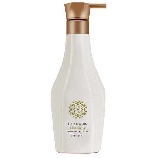 Autumn and winter curly hair with plump and fluffy elastin after perm, moisturizing and styling hair gel, hair mud elastin 280ml elastin 280ml in a bottle