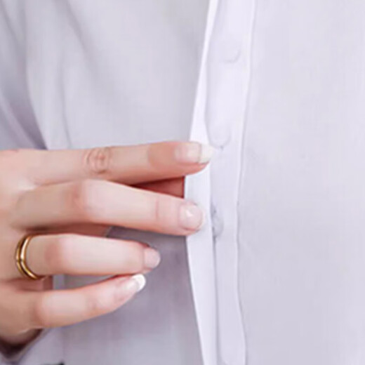 Woodpecker (TUCANO) long-sleeved shirt women's winter velvet anti-wrinkle non-iron shirt business casual formal top women's white XL