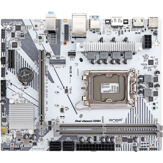 昂达（ONDA）CPU主板套装 H610E-W 12-14主板+英特尔(Intel)  14代酷睿 i3-14100F 板U套装