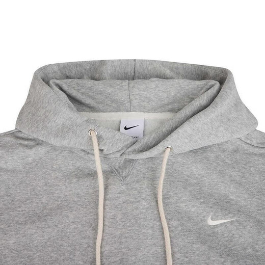 Nike (NIKE) sweatshirt jacket men's spring and autumn sportswear warm loose casual hooded pullover top HJ3882-063 grey inner lilac S
