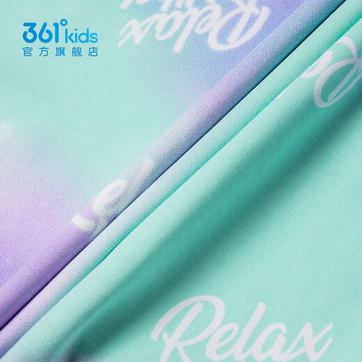 
361 children's clothing, short-sleeved sweater for boys and girls, thin quick-drying 2025 summer new T-shirt, medium-sized children's top, purple rose, K62323214 160 cm