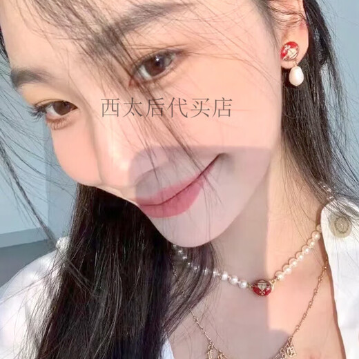 Queen Mother Vivian Necklace Women's High-Quality Light Luxury Gift Girl's Birthday Mother's Day Practical Niche Pendant Necklace Light Purple