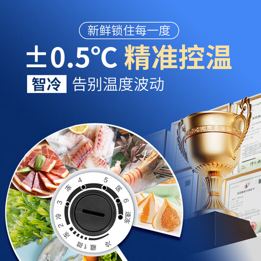 海力雪冷冻冰柜商用大容量卧式家用冷藏冷冻两用单温双温展示柜保鲜柜雪糕柜 【688双温 一边冷藏一边冷冻】长1.7m