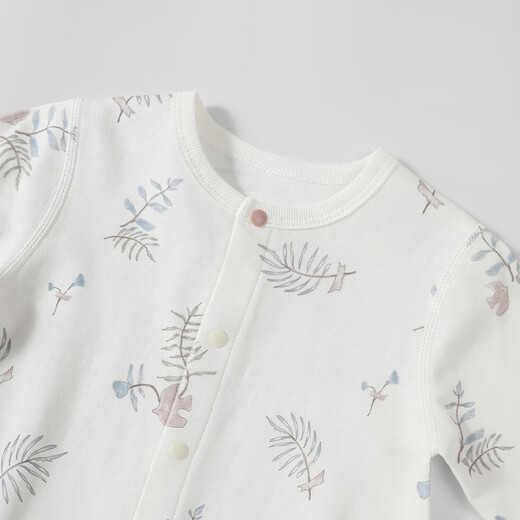 Bali piggy baby jumpsuit, spring and autumn newborn baby clothes, baby clothes for young children, pure cotton type A baby clothes, bellflower 73cm